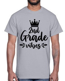 second Grade vibes 838#- second grade- Cotton Tee