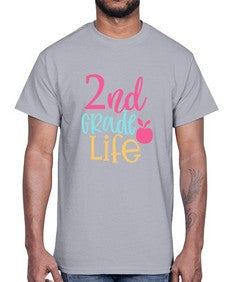 second grade design 811#- second grade- Cotton Tee