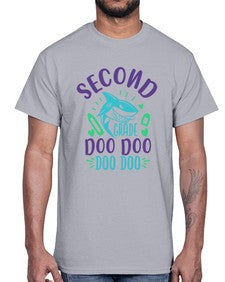 second grade doo doo 813#- second grade- Cotton Tee