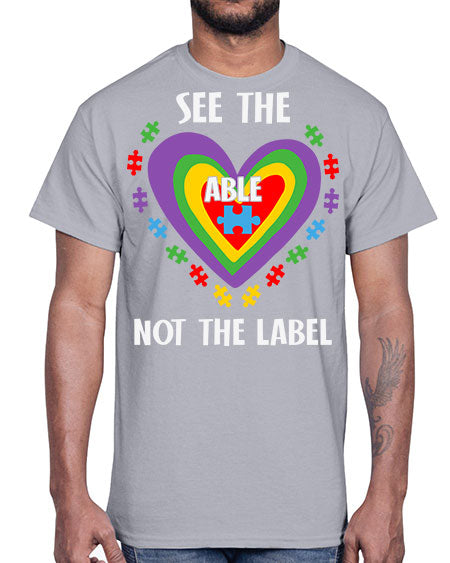 see the able not the 115#- autism- Cotton Tee