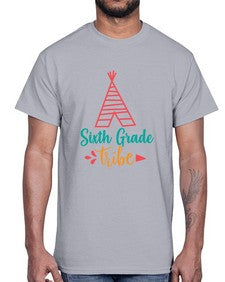 sixth grade tribe 884#- sixth grade- Cotton Tee