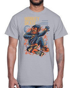 skate monkey ytbpr 1045#- art pop art- Cotton Tee