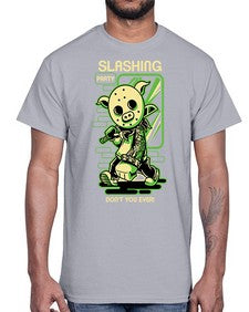 slashing party sutnk 1074#- art pop art- Cotton Tee