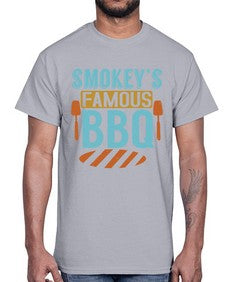 smokeys famous bbq 403#- bbq- Cotton Tee