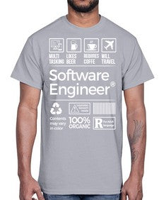 software engineer 1409#- engineer- Cotton Tee
