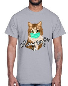 stay safe 1114#- art pop art- Cotton Tee