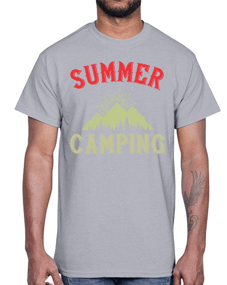summer camping  82#- summer- Cotton Tee