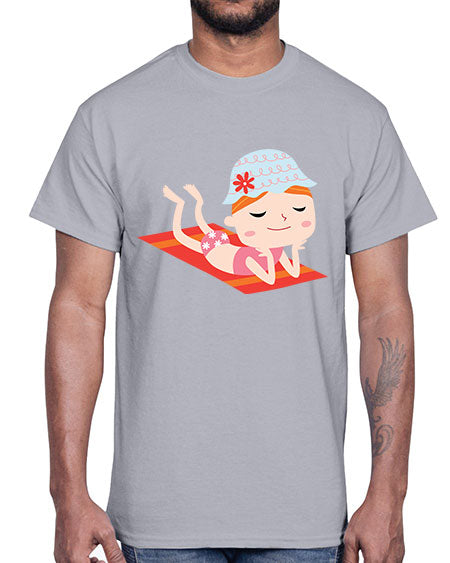 summer characters 59#- summer- Cotton Tee