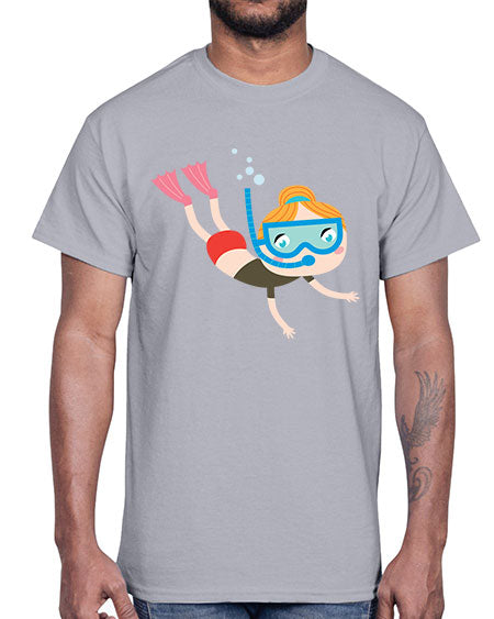 summer characters 61#- summer- Cotton Tee