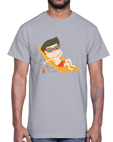 summer characters 62#- summer- Cotton Tee