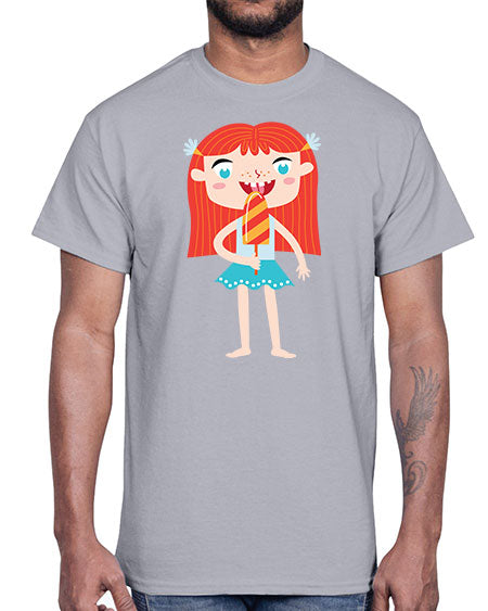 summer characters 64#- summer- Cotton Tee
