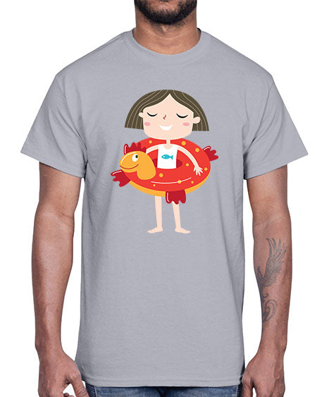 summer characters 67#- summer- Cotton Tee