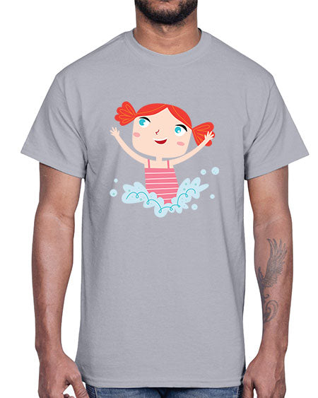 summer characters 73#- summer- Cotton Tee
