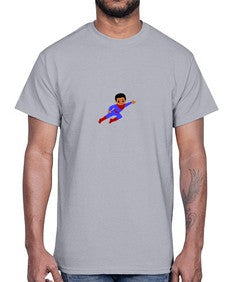 super kid 14#- black boys or men- Cotton Tee