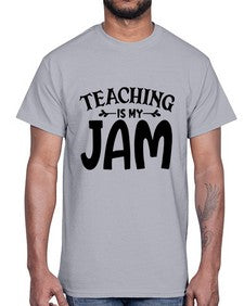 teaching is my jam Style 403#- teacher- Cotton Tee