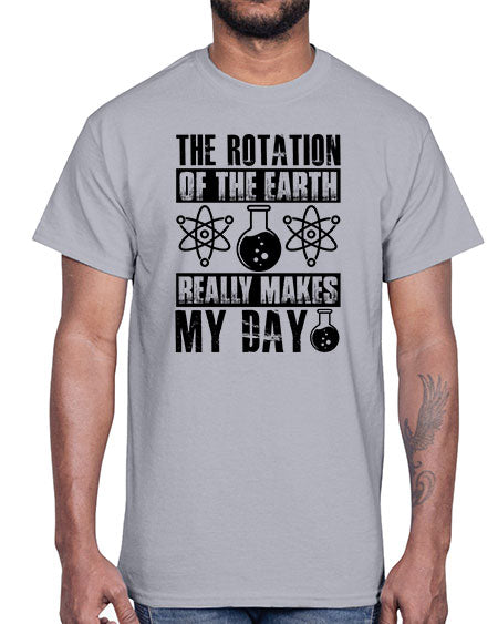 the rotation of the earth really makes my day 11#- nature- Cotton Tee