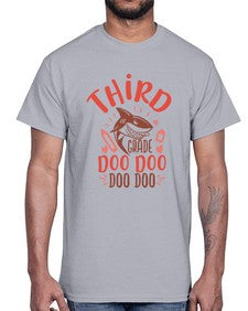 third grade doo doo 954#- third grade- Cotton Tee
