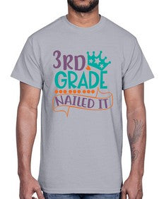 third grade nailed it 969#- third grade- Cotton Tee