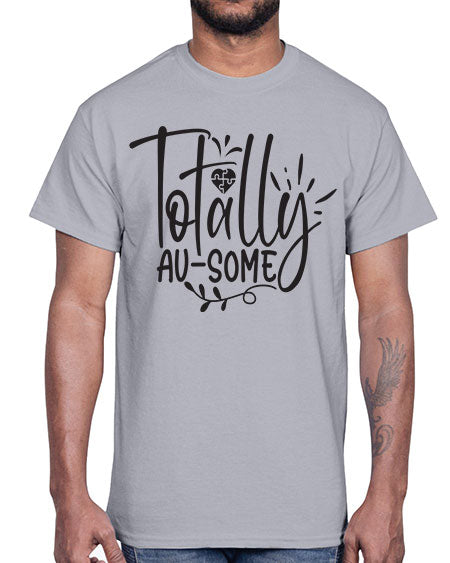totally ausome Style 2#- autism- Cotton Tee