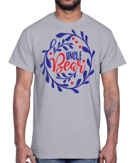 uncle bear 281#- bears - animals- Cotton Tee