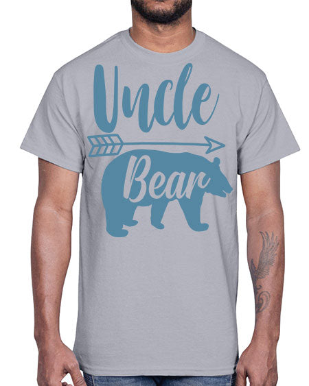 uncle bear 285#- bears - animals- Cotton Tee
