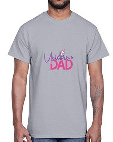 unicorn dad 451#- unicorn- Cotton Tee