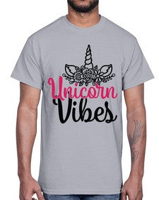 unicorn vibes 512#- unicorn- Cotton Tee