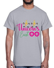 unicorns exist 534#- unicorn- Cotton Tee