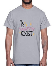 unicorns exist 537#- unicorn- Cotton Tee