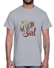 western girl 1244#- western- Cotton Tee