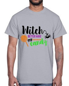 witchbetterhavecandy 12#- witch- Cotton Tee