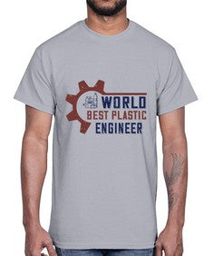 world best plastic engineer Style 477#- engineer- Cotton Tee