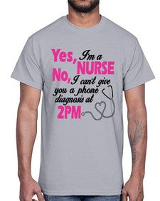 yes im a nurse 1672#- nurse- Cotton Tee