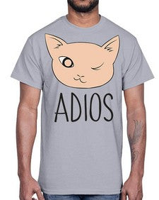 Adios- cats- Cotton Tee