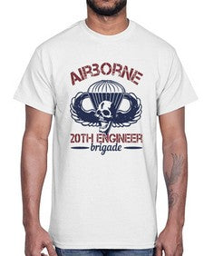AIRBORNE TH ENGINEER BRIGADE Style 30#- engineer- Cotton Tee
