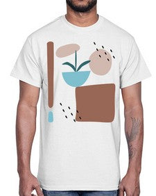 Abstract Shape 189#- art pop art- Cotton Tee