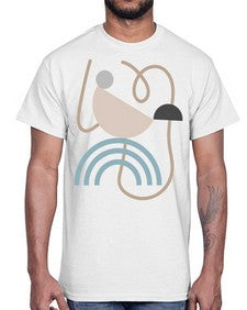 Abstract Shape 193#- art pop art- Cotton Tee