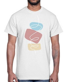 Abstract Shape 208#- art pop art- Cotton Tee