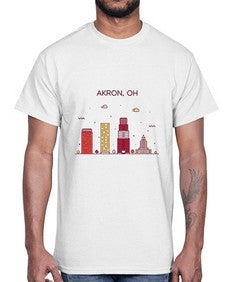 AkronOH 285#- cities- Cotton Tee