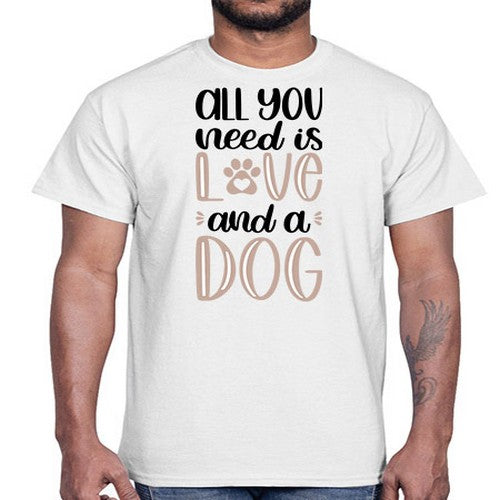 All You Need Is Love Style 36#- dogs- Cotton Tee