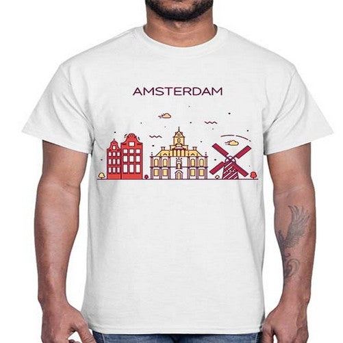 Amsterdam 321#- cities- Cotton Tee
