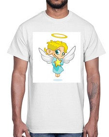 Angel 7#- cartoon general- Cotton Tee