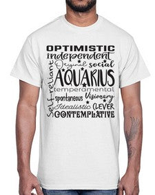 Aquarius 563#- aquarius- Cotton Tee