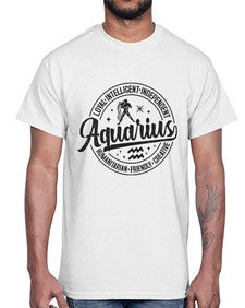 Aquarius 71#- aquarius- Cotton Tee