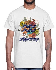 Aquarius 7#- aquarius- Cotton Tee
