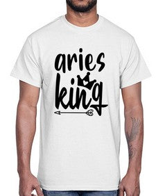 Aries king 108#- aries- Cotton Tee