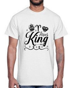 Aries king 111#- aries- Cotton Tee