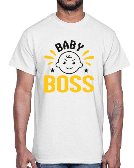 Baby Boss Style 22#- baby shower- Cotton Tee