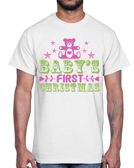Babys first Christma Style 35#- baby- Cotton Tee
