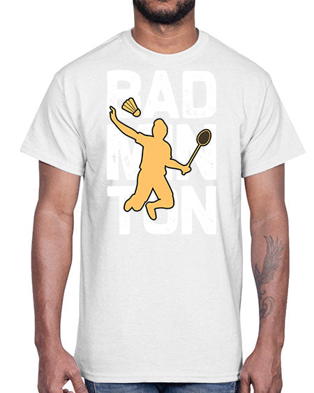Bad 1452#- badminton- Cotton Tee
